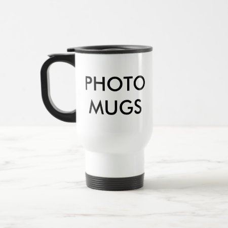 Custom Personalized Photo Travel Mug Blank