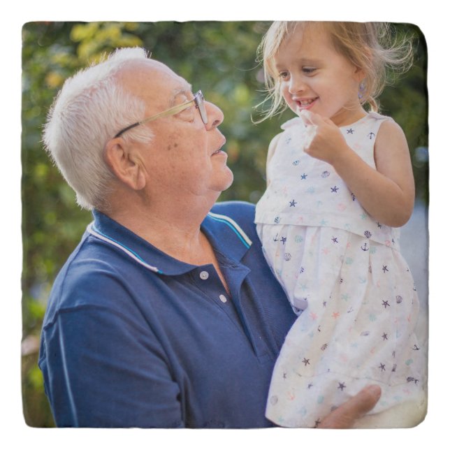 Custom Personalized Photo  Trivet (Front)