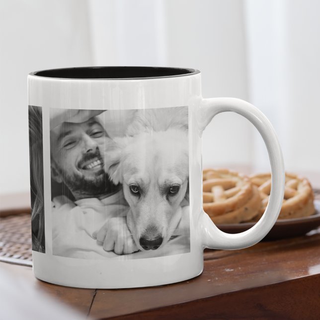 Custom Personalized Photo Two-Tone Coffee Mug (Creator Uploaded)