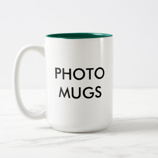 Custom Personalized Photo Two-Tone Mug Blank