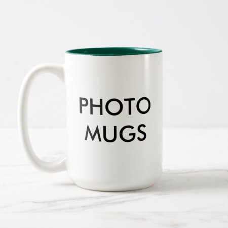 Custom Personalized Photo Two-tone Mug Blank