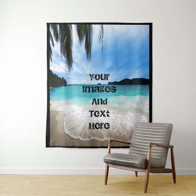 Custom Personalized Photo Wall Tapestry (In Situ)