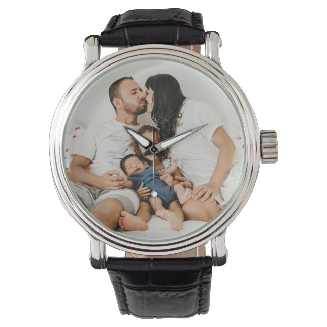  Custom Personalized Photo Watch (Front)