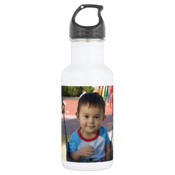 Custom Personalized Photo Water Bottle by personalizit at Zazzle