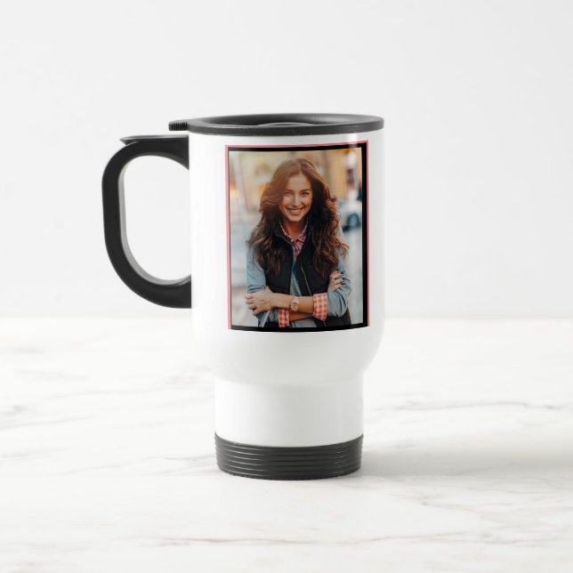 Custom personalized photography mother's day  travel mug (Left)