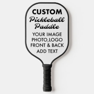 Custom personalized PICKLEBALL PADDLE Blank, BLACK