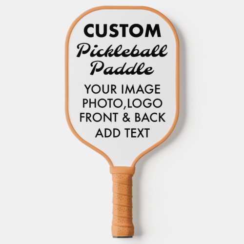 Custom personalized PICKLEBALL PADDLE Blank _ TAN