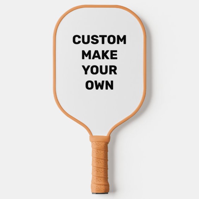 Custom personalized PICKLEBALL PADDLE Blank - TAN (Front)