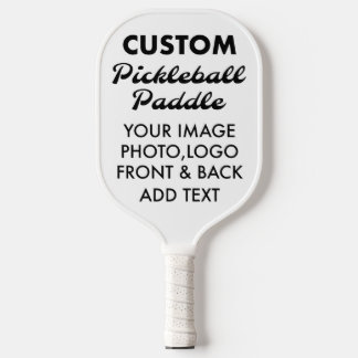 Custom personalized PICKLEBALL PADDLE Blank, WHITE