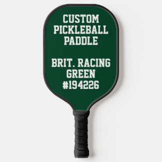 Custom personalized PICKLEBALL PADDLE - GREEN