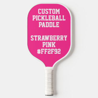 Custom personalized PICKLEBALL PADDLE - PINK