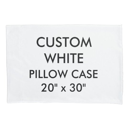 Custom Personalized Pillow Case 20 X 30 Zazzle Com