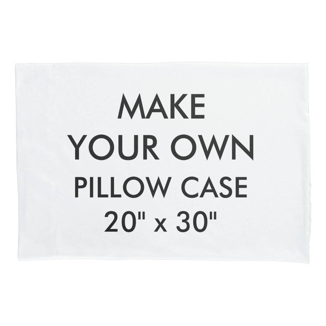 Custom Personalized Pillow Case 20" x 30" Zazzle