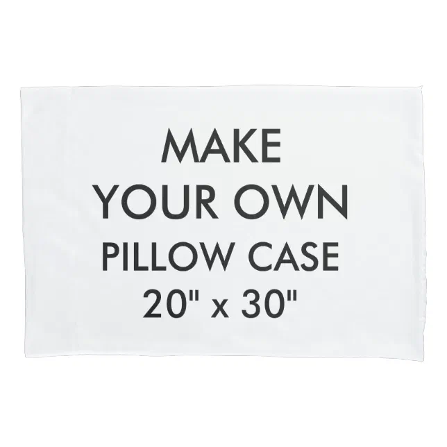 Custom Personalized Pillow Case 20" x 30" Zazzle