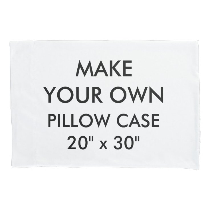 Custom Personalized Pillow Case 20" x 30" Zazzle