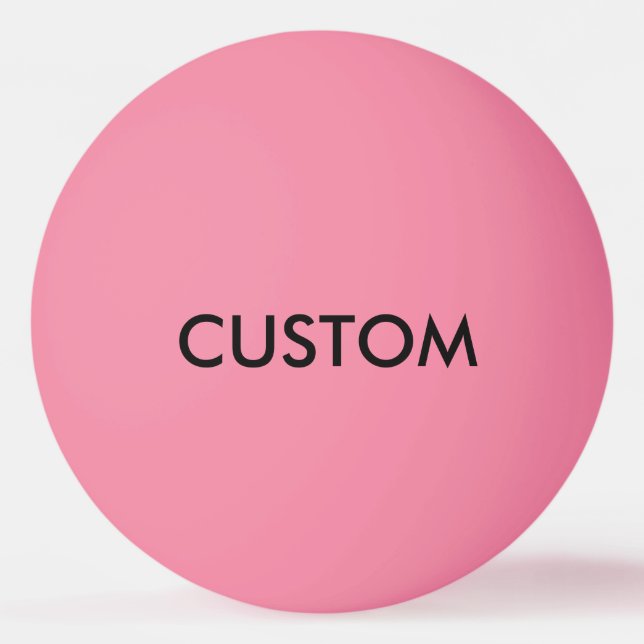 Custom Personalized Ping Pong Ball Blank Template (Front)