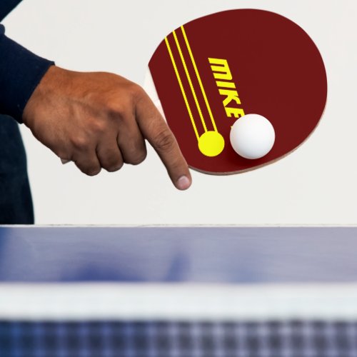 Custom Personalized ping_pong baller Name  Ping Pong Paddle
