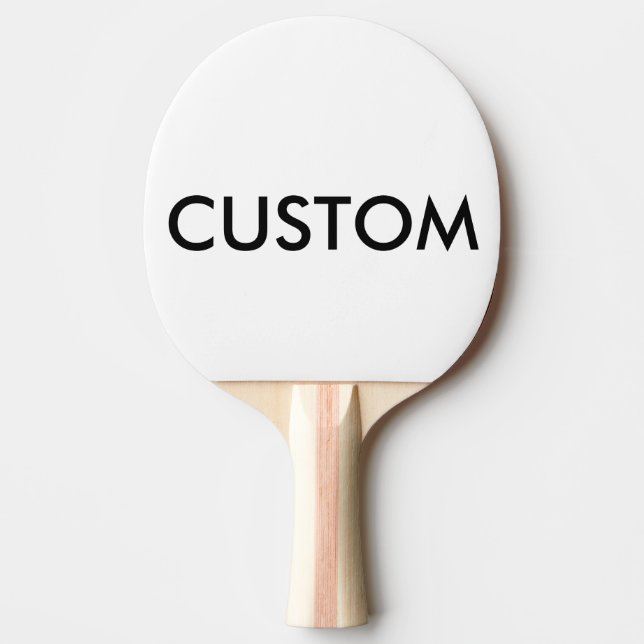 Custom Personalized Ping Pong Paddle (Bat) Blank (Front)