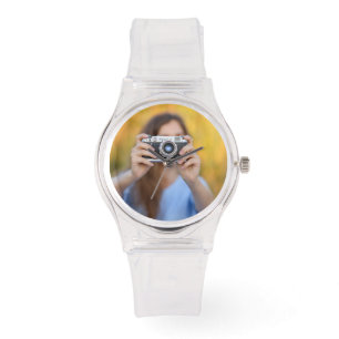 Custom Personalized Pink Stylish Women's Silicon Watch
