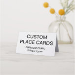 Custom Personalized Place Cards Blank Template at Zazzle