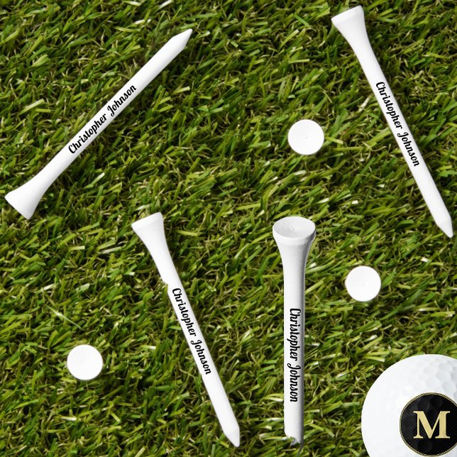 Custom Personalized Player Team Club Event Name Golf Tees (Custom Personalized Player Team Club Event Name Golf Tees)