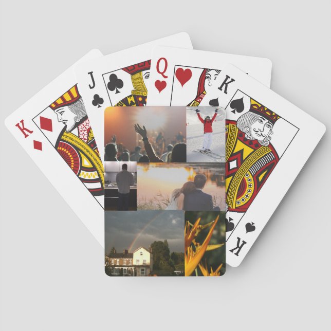 Custom Personalized Playing Cards With Photos (Back)