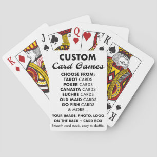 Custom Personalized POKER Playing Cards Pack