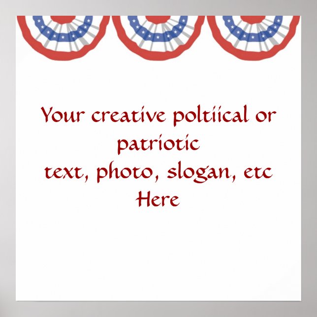 Custom, personalized political poster design 2 (Front)