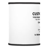 Custom personalized POLYESTER Lampshade (Left)