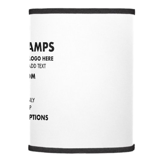 Custom personalized POLYESTER Lampshade (Right)