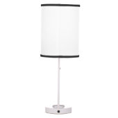 Custom personalized POLYESTER Shade TABLE Lamp (Back)