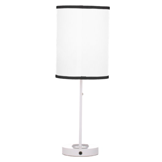 Custom personalized POLYESTER Shade TABLE Lamp (Back)