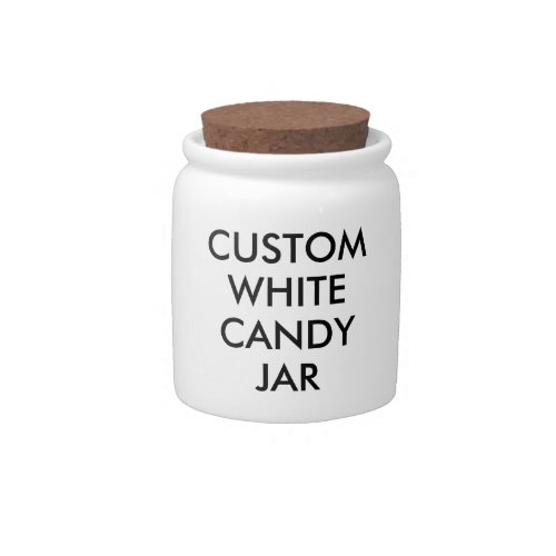 Custom Personalized Porcelain Candy Jar