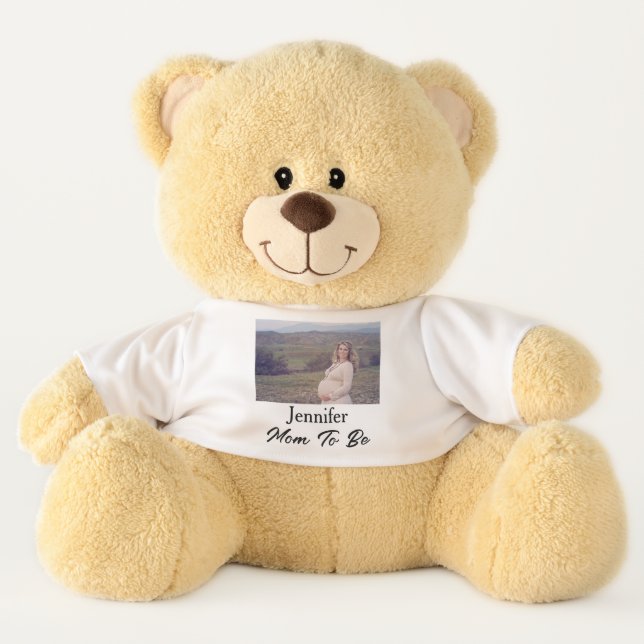 Custom Personalized Pregnancy Teddy Bear (Front)