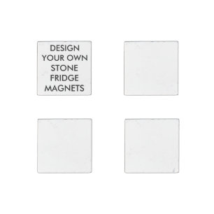 Custom Personalized Primed Marble Fridge Magnets