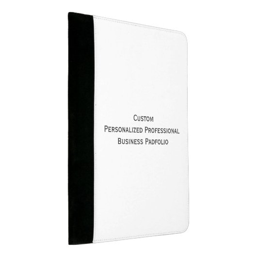 Custom Personalized Professional Business Padfolio (Angled)
