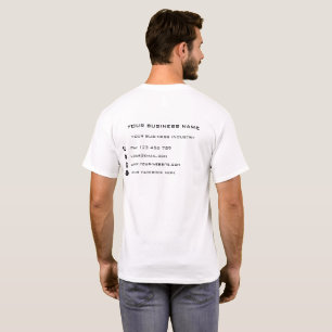 Custom Personalized Professional Business T-Shirt