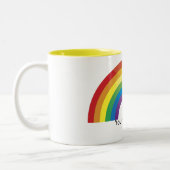 Custom Personalized Rainbow Pride Mugs (Left)