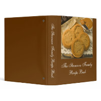 Custom Personalized Recipe Book binder