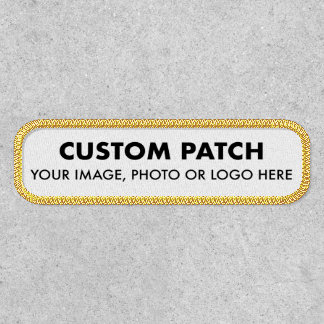 Custom Personalized RECTANGLE PATCH