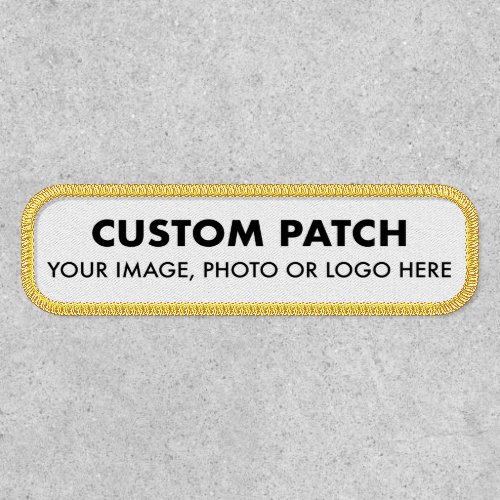 Custom Personalized RECTANGLE PATCH