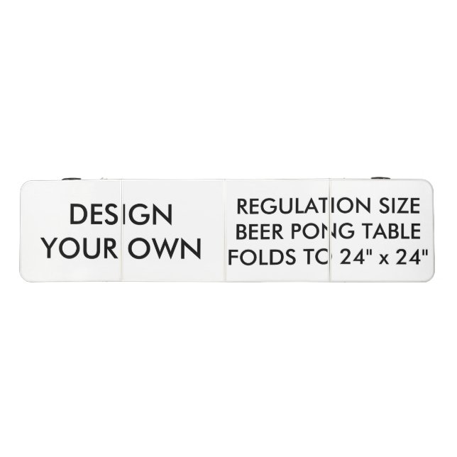 Custom Personalized Regulation Pro Beer Pong Table (Top)