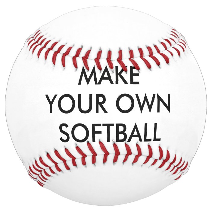 Custom Personalized Regulation Size Softball
