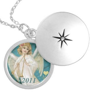 Custom Personalized Religious Angel  Necklace