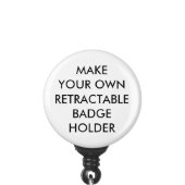 Custom Personalized Retractable Badge Holder (Clip Front)