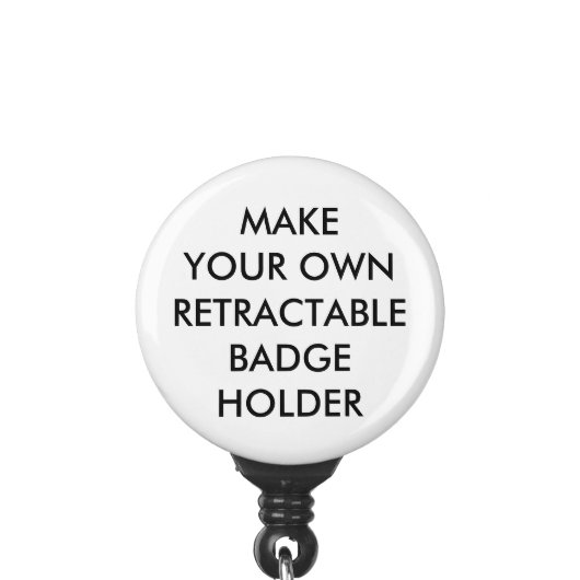 Custom Personalized Retractable Badge Holder (Clip Front)
