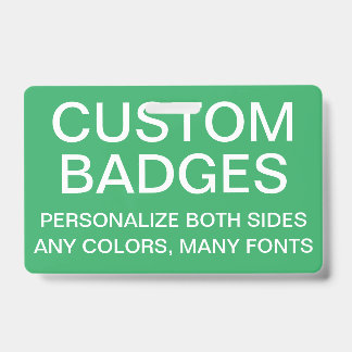 Custom Personalized RETRACTABLE BADGE Template
