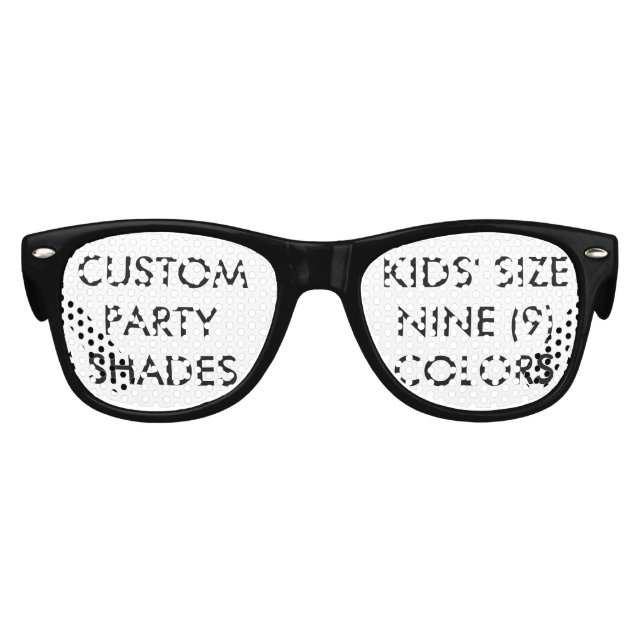 Custom Personalized Retro Party Shades Blank (Front)