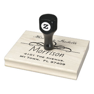 Custom Personalized Return Address Rubber Stamp