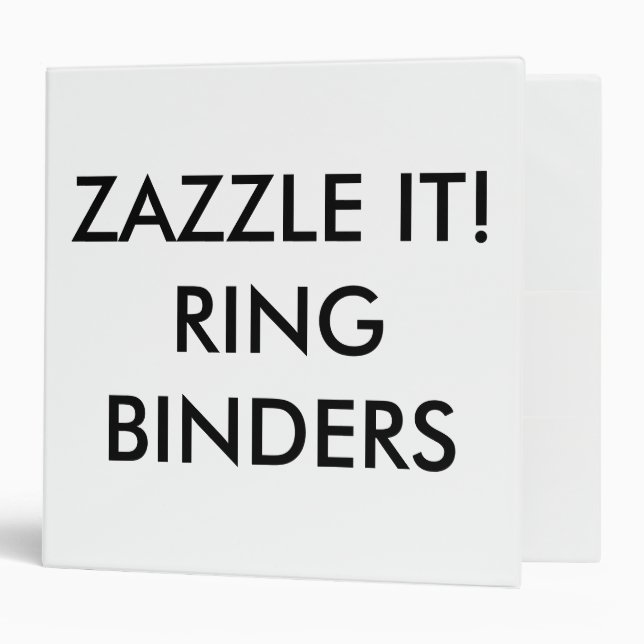 Custom Personalized Ring Binder Blank Template (Front/Inside)